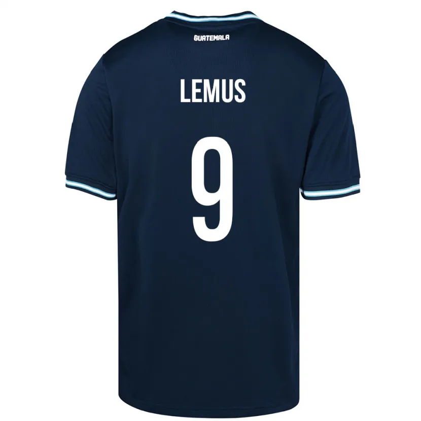 Danxen Niño Camiseta Guatemala Erick Lemus #9 Azul 2ª Equipación 24-26 La Camisa México
