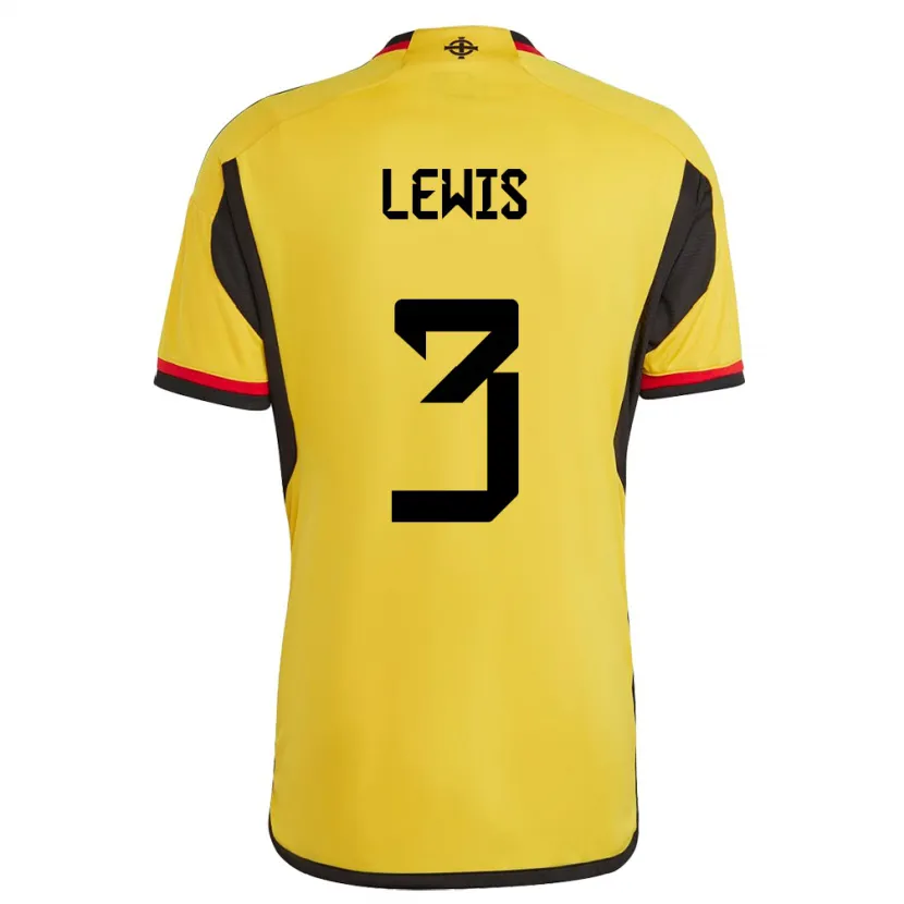 Danxen Niño Camiseta Irlanda Del Norte Jamal Lewis #3 Blanco 2ª Equipación 24-26 La Camisa México