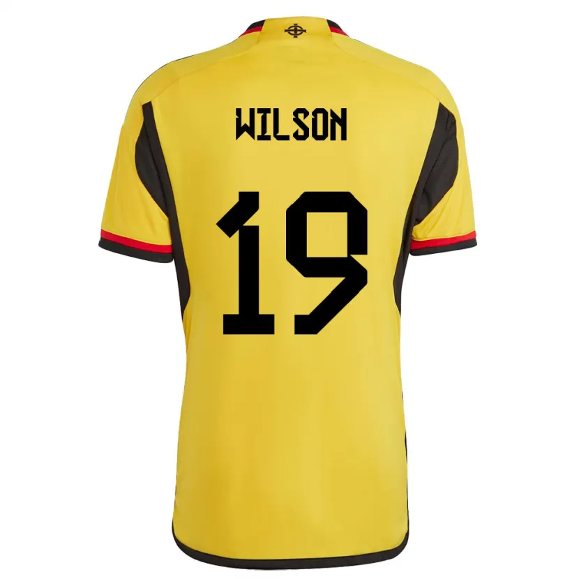Danxen Niño Camiseta Irlanda Del Norte Emily Wilson #19 Blanco 2ª Equipación 24-26 La Camisa México