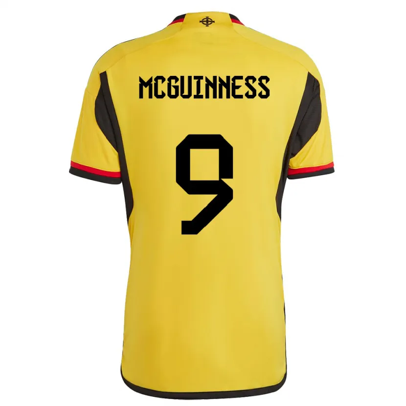 Danxen Niño Camiseta Irlanda Del Norte Kirsty Mcguinness #9 Blanco 2ª Equipación 24-26 La Camisa México