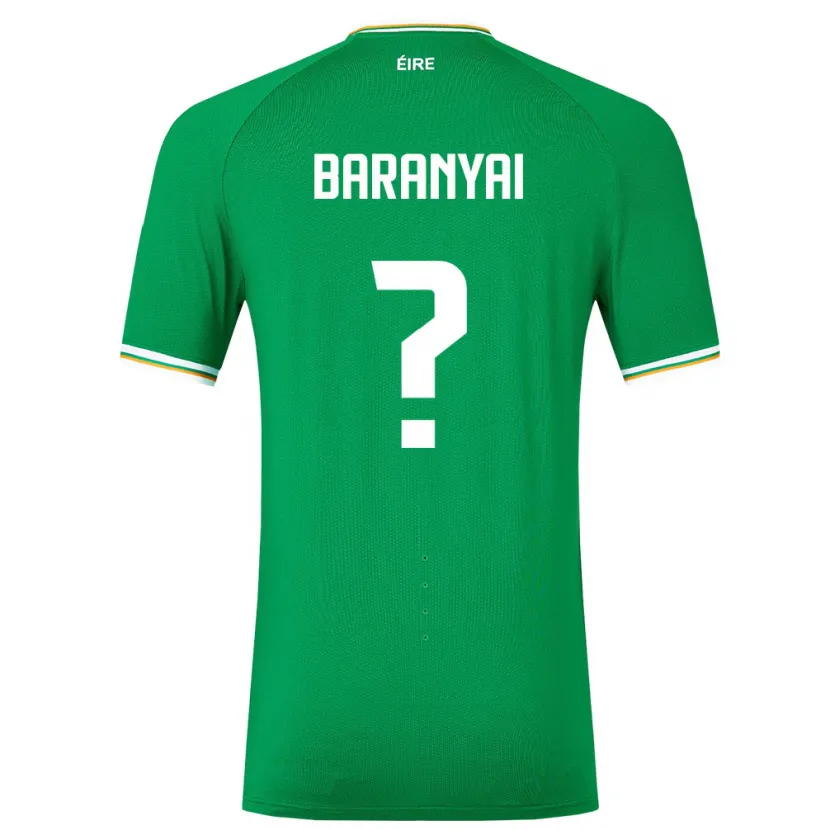 Danxen Hombre Camiseta Irlanda Patrick Baranyai #0 Verde 1ª Equipación 24-26 La Camisa México