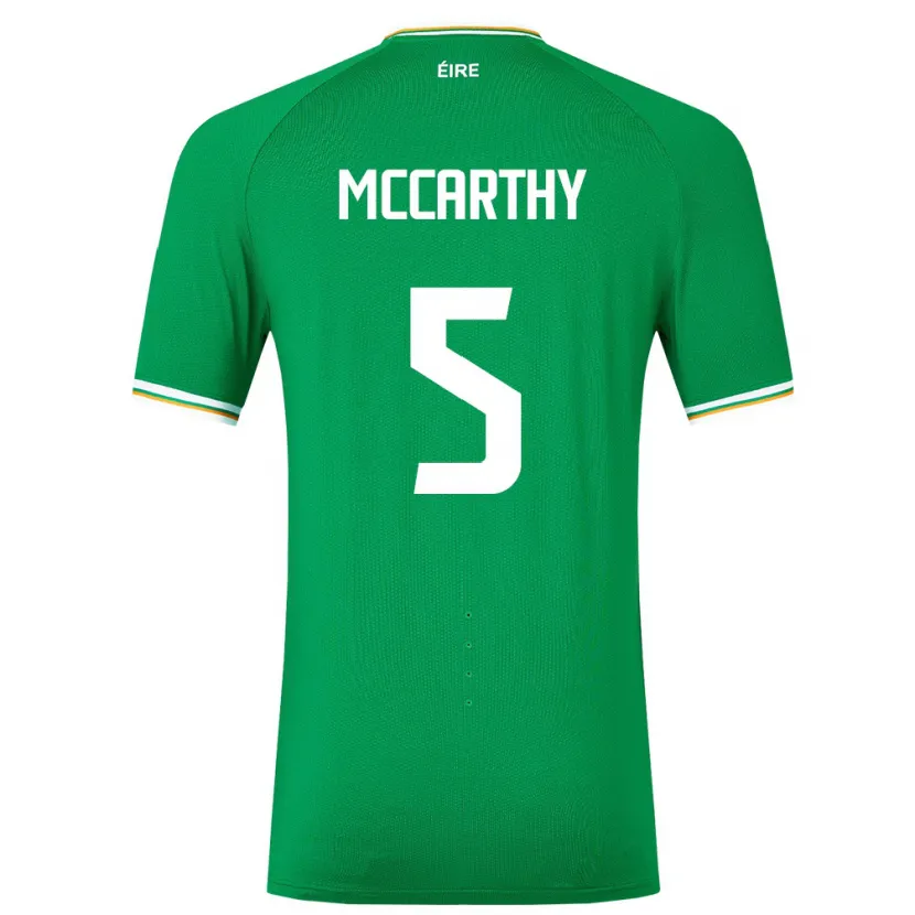 Danxen Hombre Camiseta Irlanda Taylor Mccarthy #5 Verde 1ª Equipación 24-26 La Camisa México