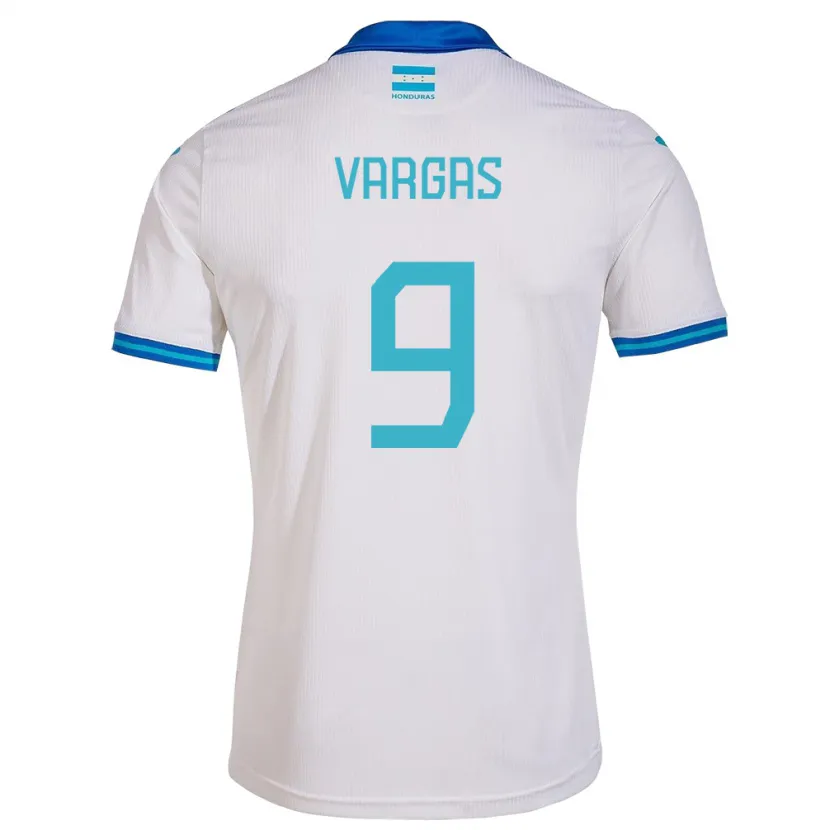 Danxen Hombre Camiseta Honduras Nayrobi Vargas #9 Blanco 1ª Equipación 24-26 La Camisa México