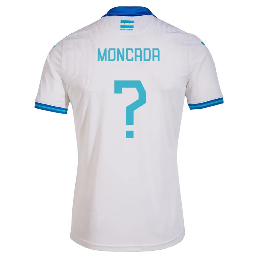 Danxen Hombre Camiseta Honduras Linda Moncada #0 Blanco 1ª Equipación 24-26 La Camisa México