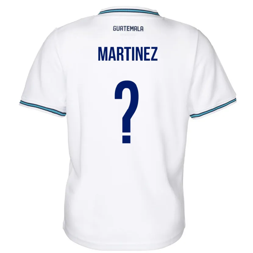 Danxen Hombre Camiseta Guatemala José Carlos Martinez #0 Blanco 1ª Equipación 24-26 La Camisa México