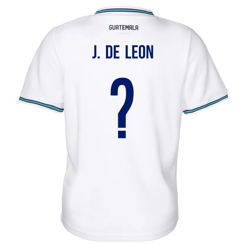 Danxen Hombre Camiseta Guatemala Jose De Leon #0 Blanco 1ª Equipación 24-26 La Camisa México