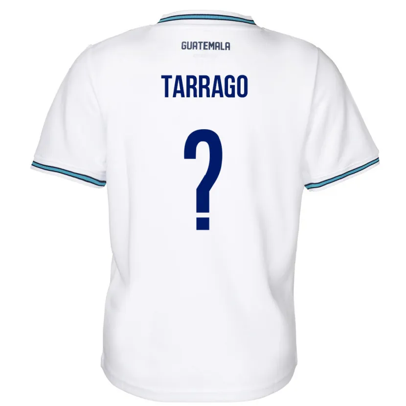 Danxen Hombre Camiseta Guatemala María Tarrago #0 Blanco 1ª Equipación 24-26 La Camisa México