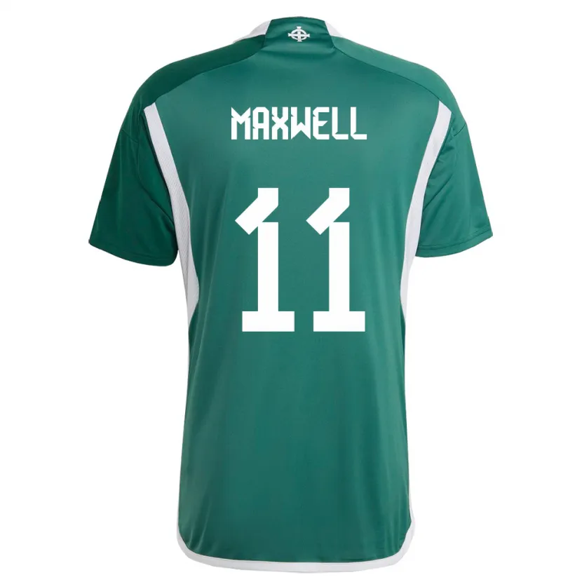 Danxen Hombre Camiseta Irlanda Del Norte Danielle Maxwell #11 Verde 1ª Equipación 24-26 La Camisa México