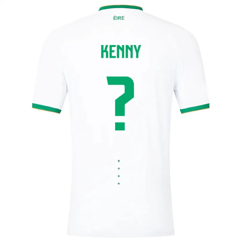 Danxen Hombre Camiseta Irlanda Johnny Kenny #0 Blanco 2ª Equipación 24-26 La Camisa México