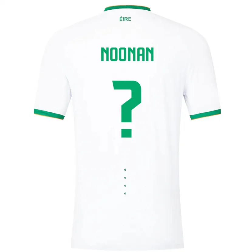 Danxen Hombre Camiseta Irlanda Saoirse Noonan #0 Blanco 2ª Equipación 24-26 La Camisa México