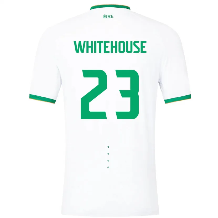 Danxen Hombre Camiseta Irlanda Sophie Whitehouse #23 Blanco 2ª Equipación 24-26 La Camisa México