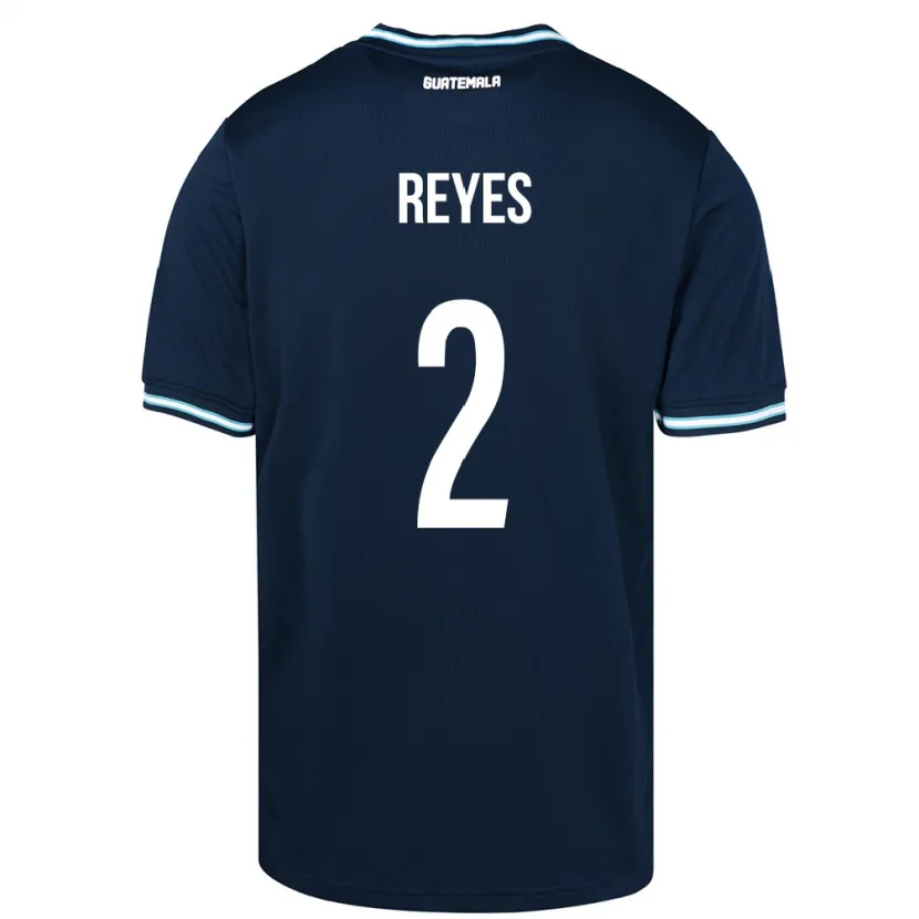 Danxen Hombre Camiseta Guatemala Samantha Reyes #2 Azul 2ª Equipación 24-26 La Camisa México