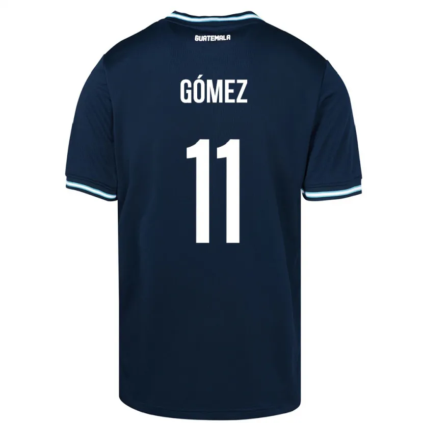 Danxen Hombre Camiseta Guatemala Savianna Gómez #11 Azul 2ª Equipación 24-26 La Camisa México