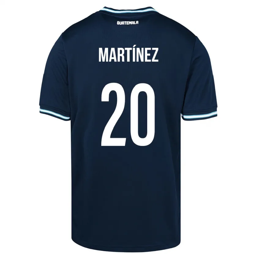 Danxen Hombre Camiseta Guatemala Ana Lucía Martínez #20 Azul 2ª Equipación 24-26 La Camisa México