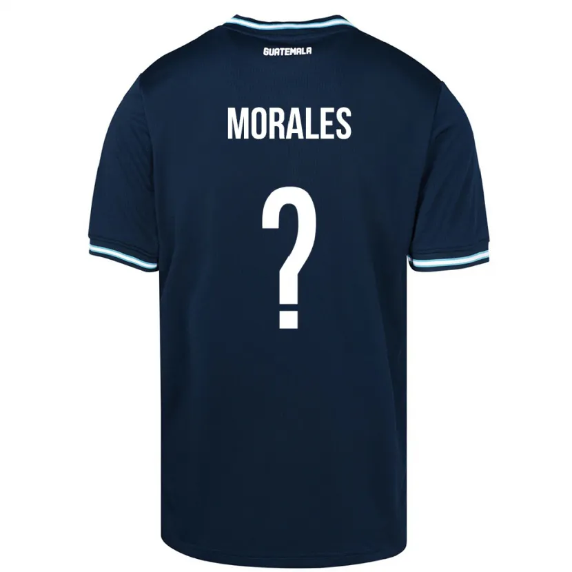 Danxen Hombre Camiseta Guatemala Karla Morales #0 Azul 2ª Equipación 24-26 La Camisa México