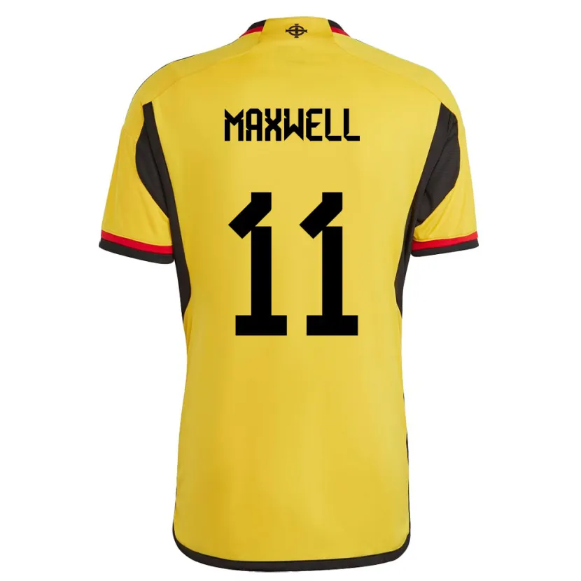 Danxen Hombre Camiseta Irlanda Del Norte Danielle Maxwell #11 Blanco 2ª Equipación 24-26 La Camisa México