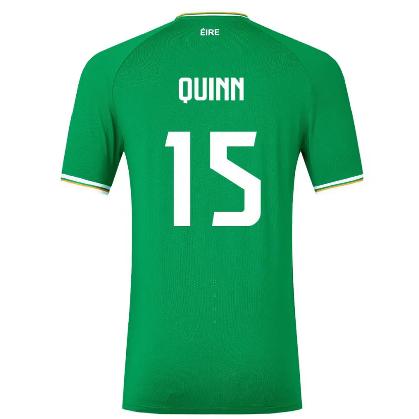 Danxen Mujer Camiseta Irlanda Lucy Quinn #15 Verde 1ª Equipación 24-26 La Camisa México