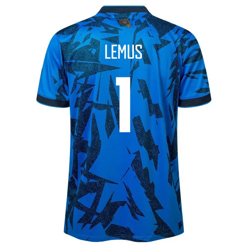 Danxen Mujer Camiseta El Salvador Hamilton Lemus #1 Azul 1ª Equipación 24-26 La Camisa México