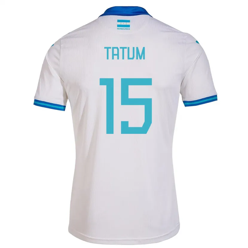 Danxen Mujer Camiseta Honduras Anfronit Tatum #15 Blanco 1ª Equipación 24-26 La Camisa México