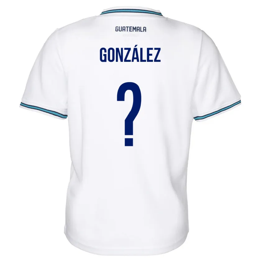 Danxen Mujer Camiseta Guatemala Erick González #0 Blanco 1ª Equipación 24-26 La Camisa México