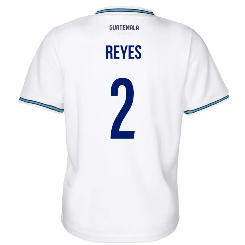 Danxen Mujer Camiseta Guatemala Samantha Reyes #2 Blanco 1ª Equipación 24-26 La Camisa México