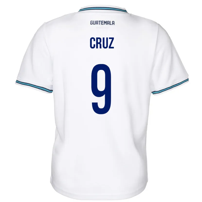 Danxen Mujer Camiseta Guatemala Celsa Cruz #9 Blanco 1ª Equipación 24-26 La Camisa México