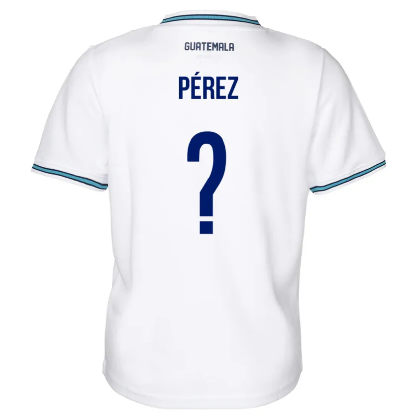 Danxen Mujer Camiseta Guatemala Mary Pérez #0 Blanco 1ª Equipación 24-26 La Camisa México