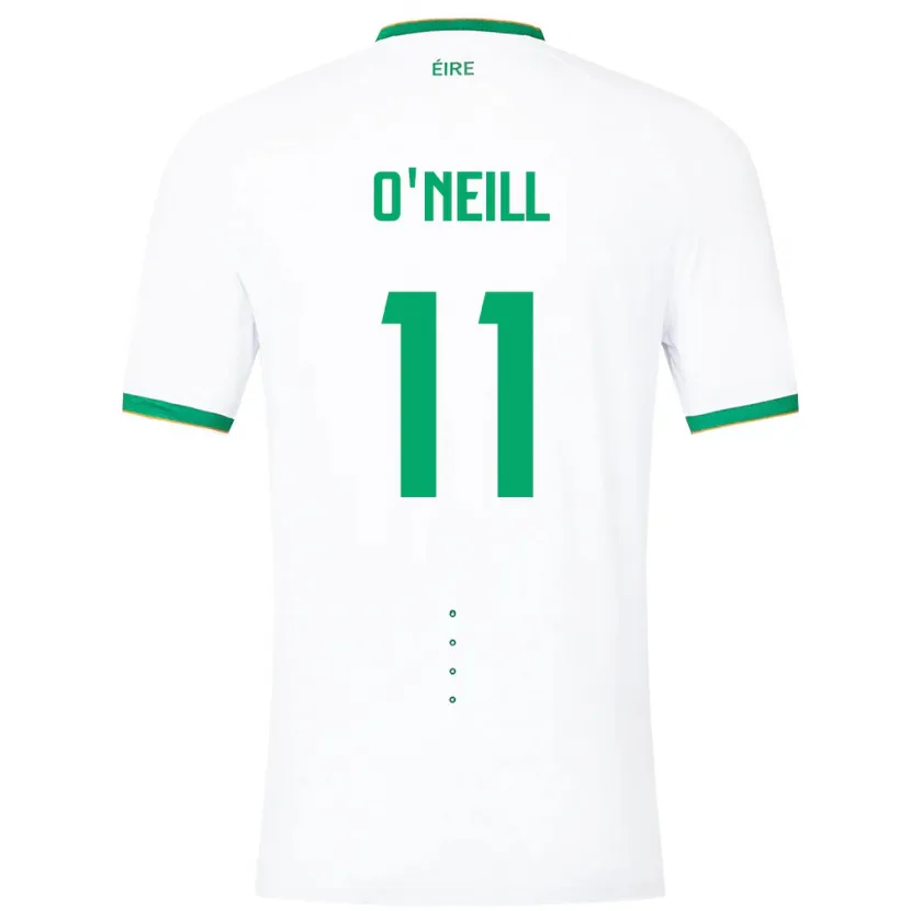 Danxen Mujer Camiseta Irlanda Ollie O'neill #11 Blanco 2ª Equipación 24-26 La Camisa México