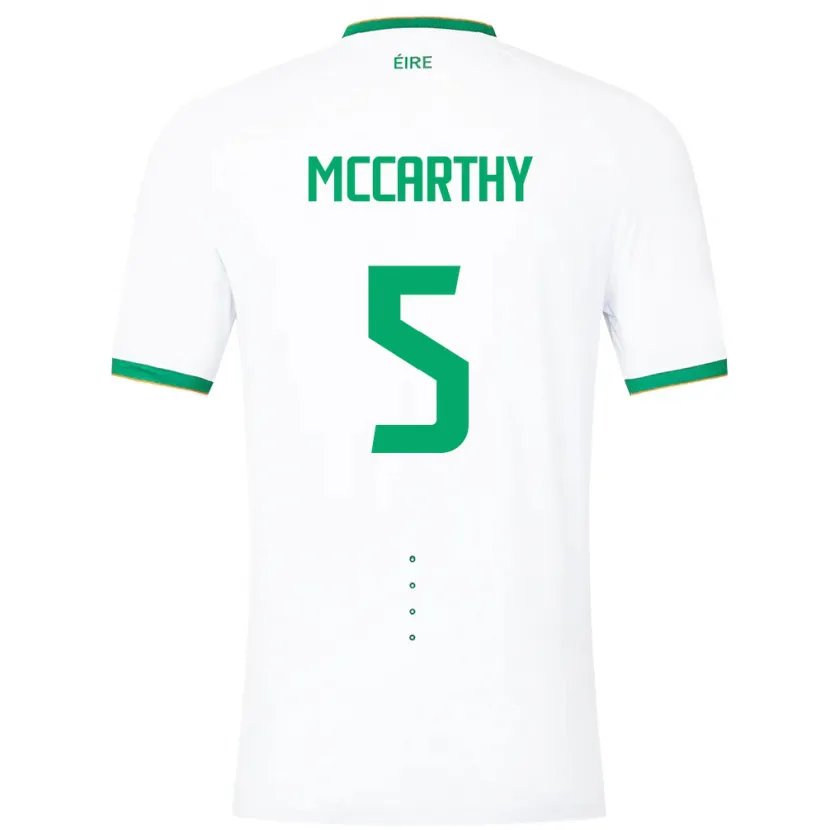 Danxen Mujer Camiseta Irlanda Taylor Mccarthy #5 Blanco 2ª Equipación 24-26 La Camisa México