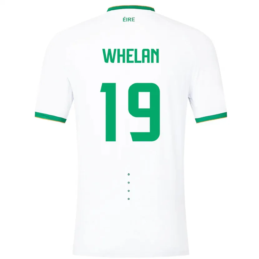Danxen Mujer Camiseta Irlanda Emily Whelan #19 Blanco 2ª Equipación 24-26 La Camisa México