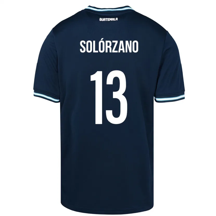 Danxen Mujer Camiseta Guatemala Aisha Solórzano #13 Azul 2ª Equipación 24-26 La Camisa México