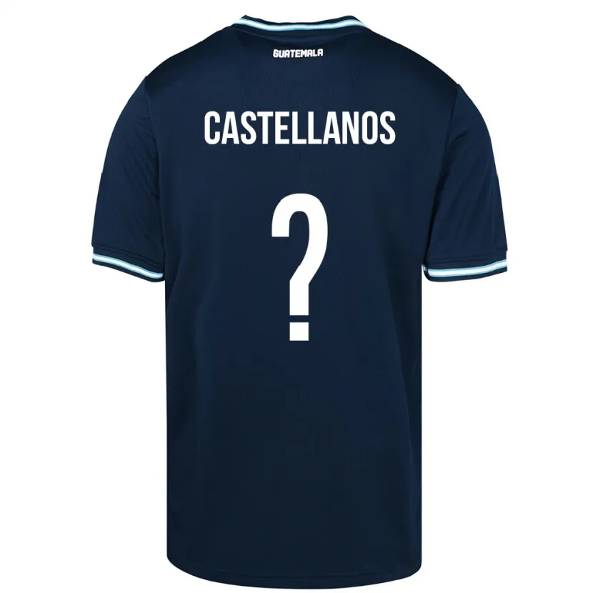 Danxen Mujer Camiseta Guatemala Jezmin Castellanos #0 Azul 2ª Equipación 24-26 La Camisa México