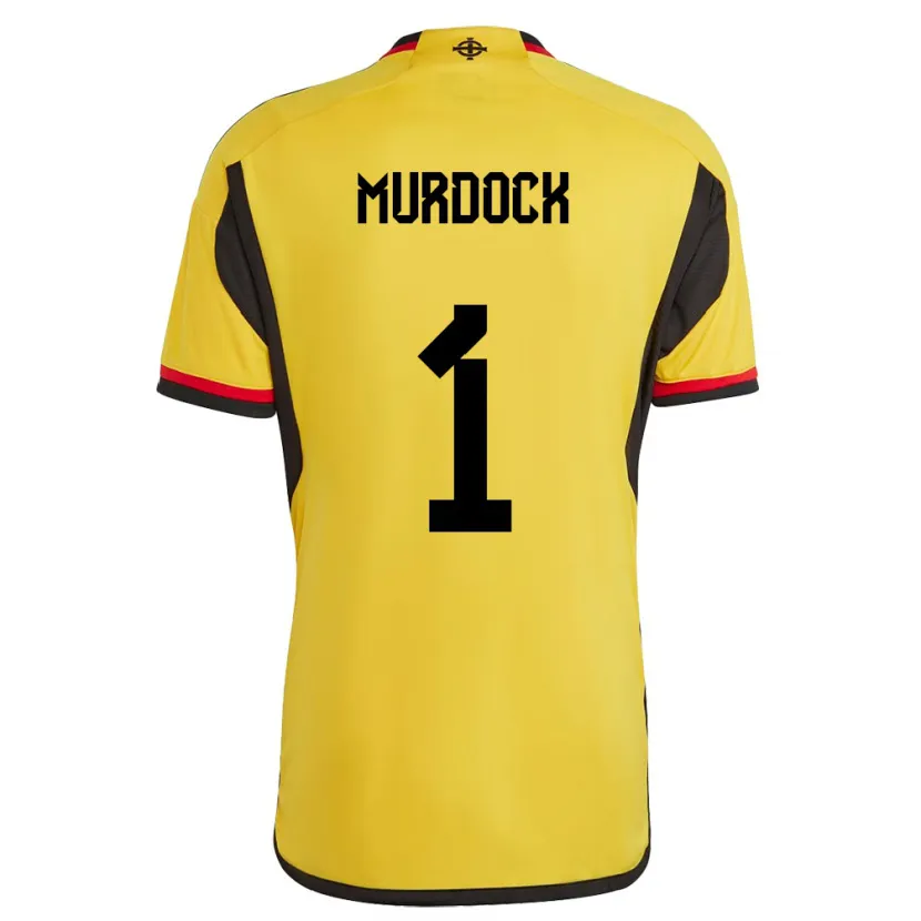 Danxen Mujer Camiseta Irlanda Del Norte Will Murdock #1 Blanco 2ª Equipación 24-26 La Camisa México