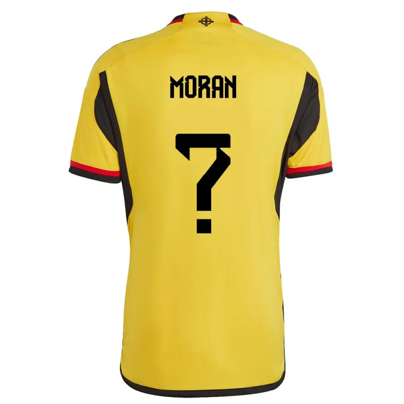 Danxen Mujer Camiseta Irlanda Del Norte Harry Moran #0 Blanco 2ª Equipación 24-26 La Camisa México