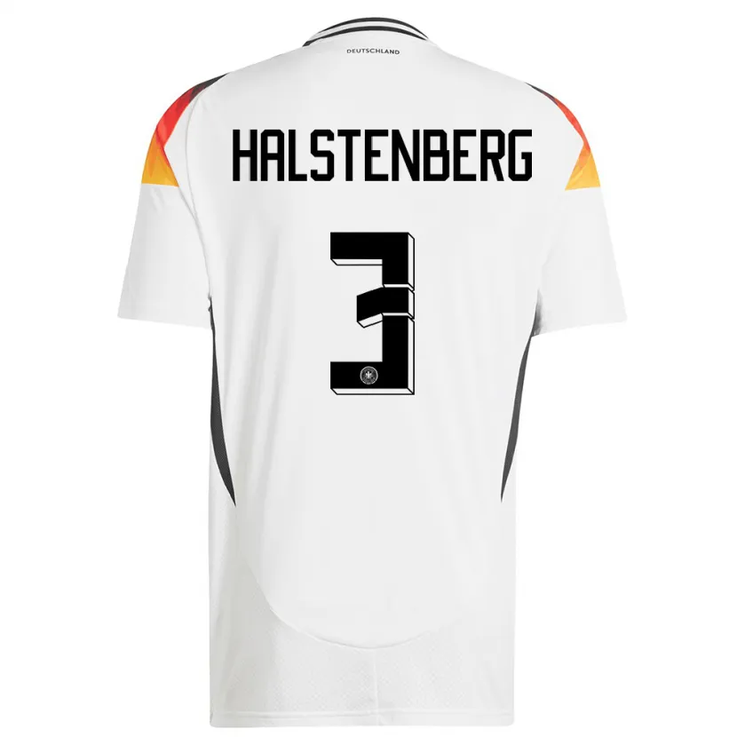 Danxen Niño Camiseta Alemania Marcel Halstenberg #3 Blanco 1ª Equipación 24-26 La Camisa México
