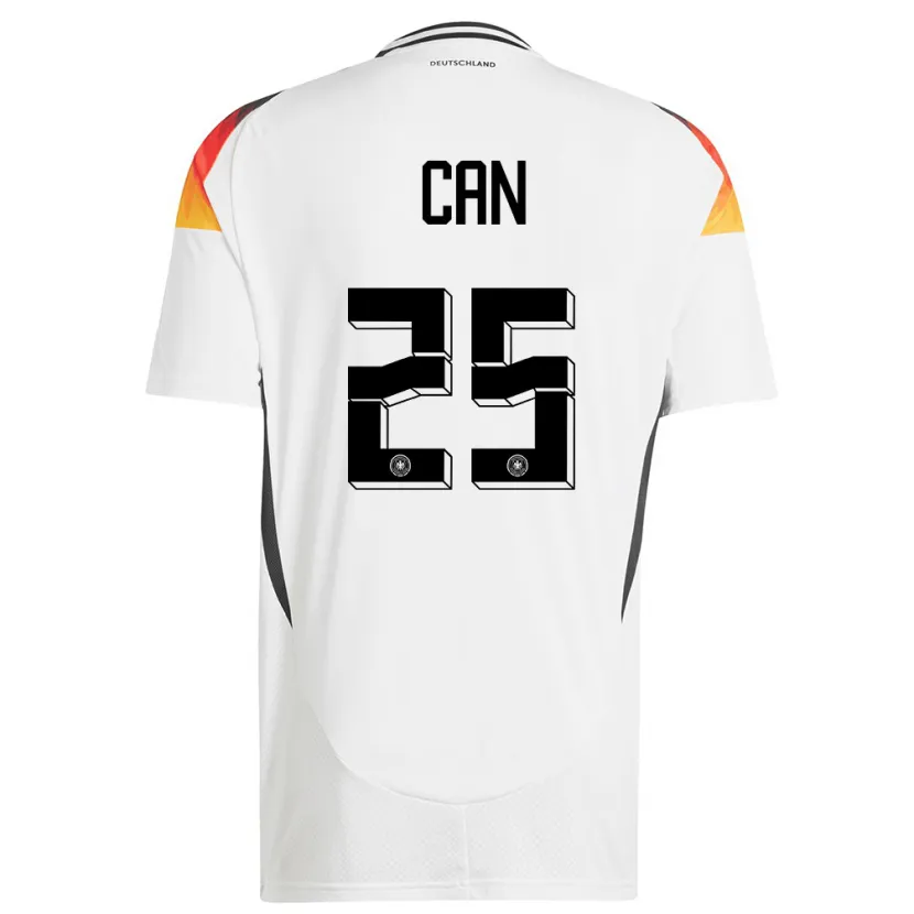 Danxen Niño Camiseta Alemania Emre Can #25 Blanco 1ª Equipación 24-26 La Camisa México