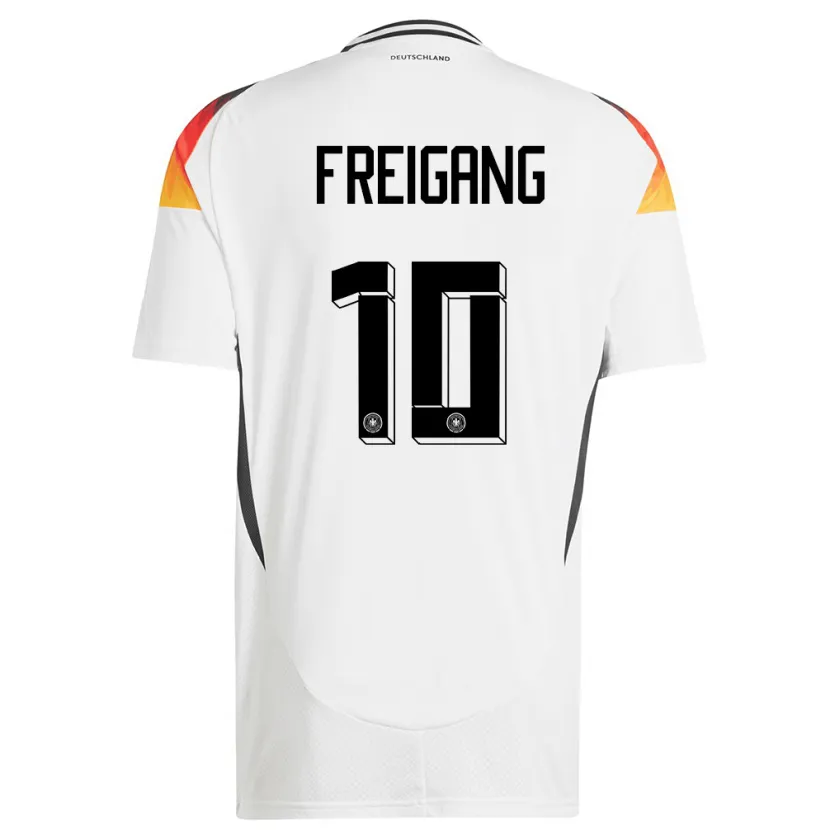 Danxen Niño Camiseta Alemania Laura Freigang #10 Blanco 1ª Equipación 24-26 La Camisa México