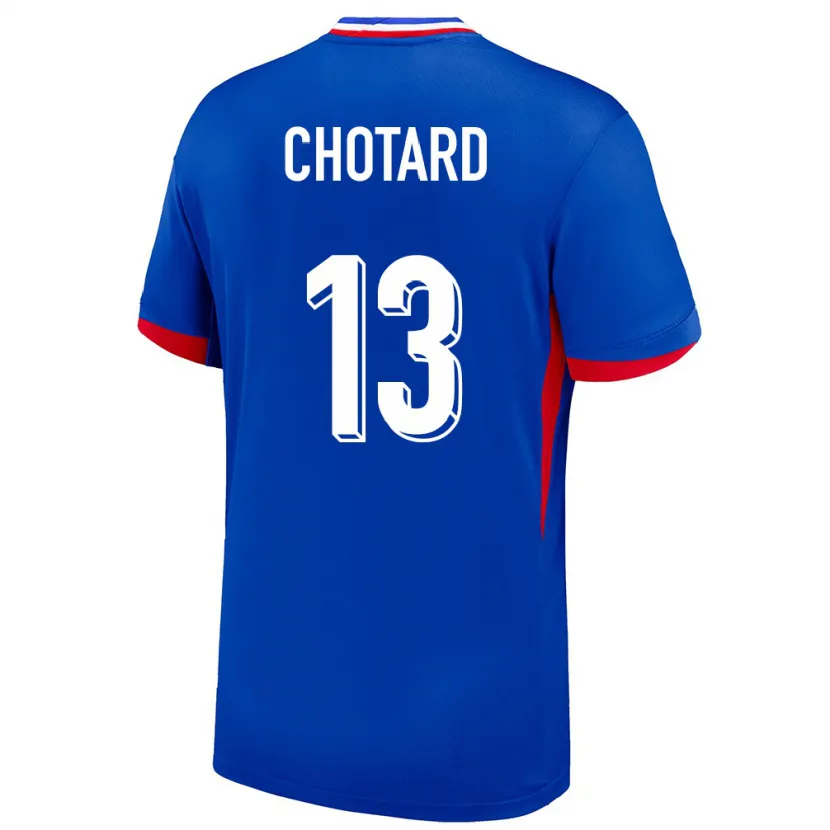 Danxen Niño Camiseta Francia Joris Chotard #13 Azul 1ª Equipación 24-26 La Camisa México