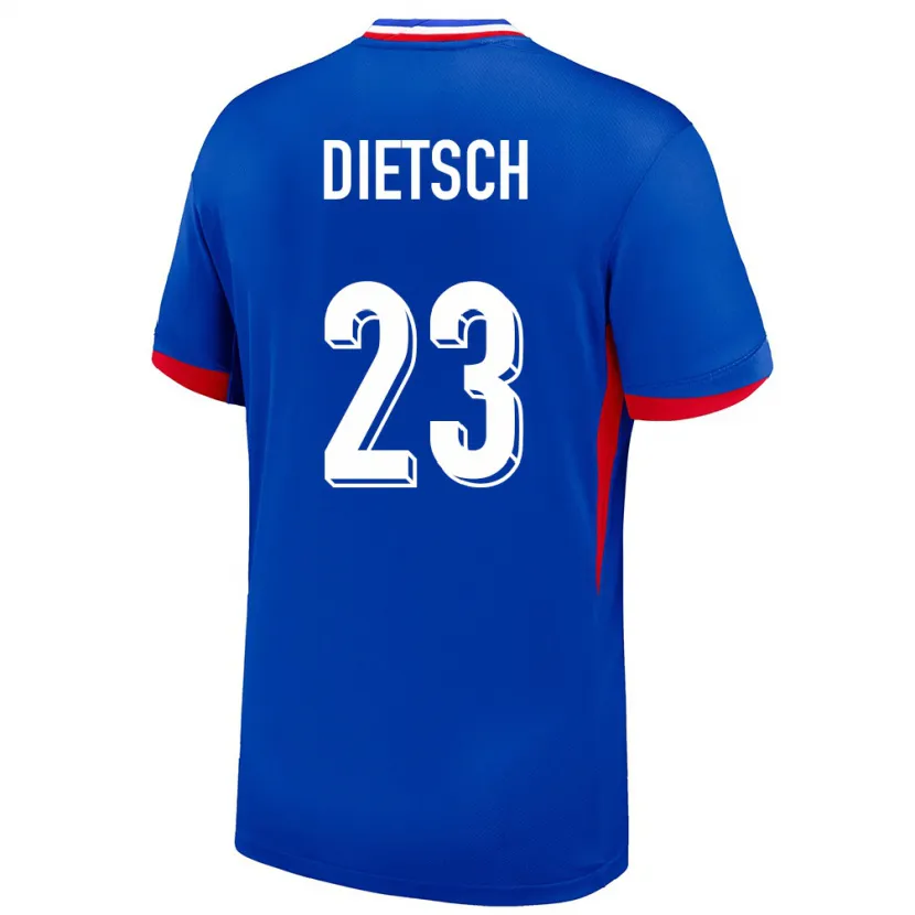 Danxen Niño Camiseta Francia Guillaume Dietsch #23 Azul 1ª Equipación 24-26 La Camisa México