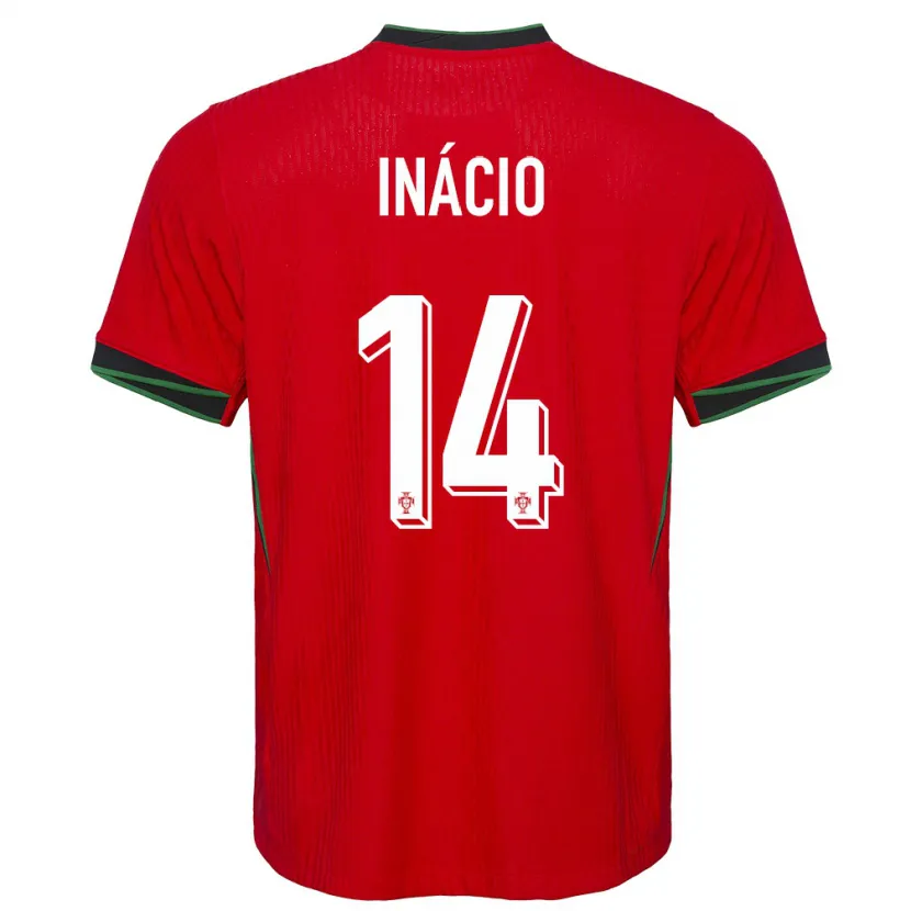 Danxen Niño Camiseta Portugal Goncalo Inacio #14 Rojo 1ª Equipación 24-26 La Camisa México