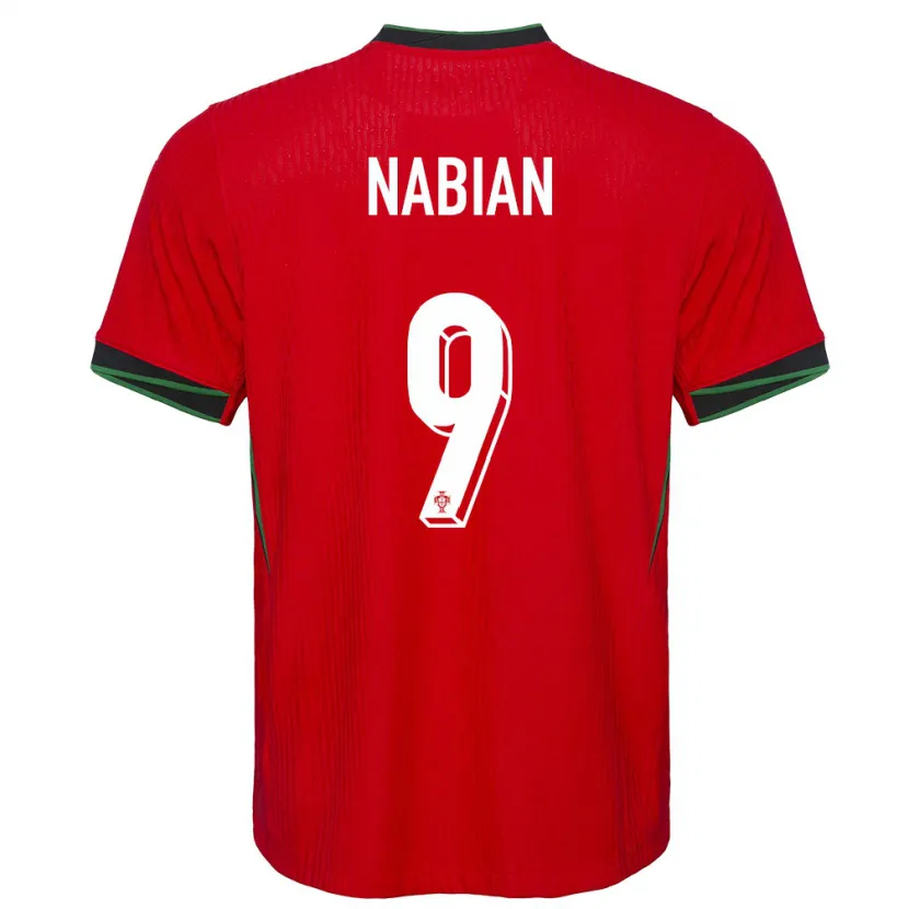 Danxen Niño Camiseta Portugal Herculano Nabian #9 Rojo 1ª Equipación 24-26 La Camisa México