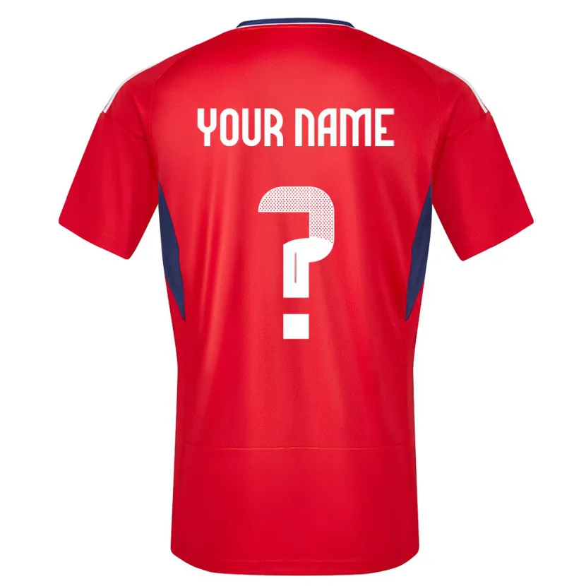 Danxen Niño Camiseta Costa Rica Su Nombre #0 Rojo 1ª Equipación 24-26 La Camisa México