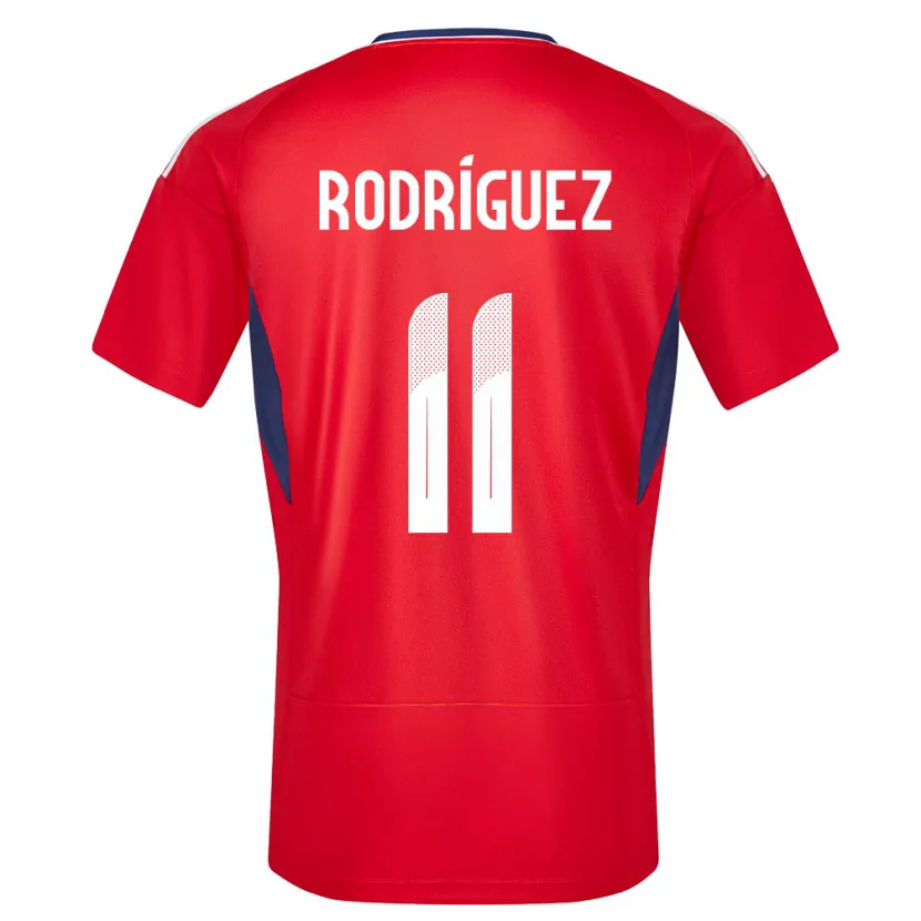 Danxen Niño Camiseta Costa Rica Raquel Rodriguez #11 Rojo 1ª Equipación 24-26 La Camisa México