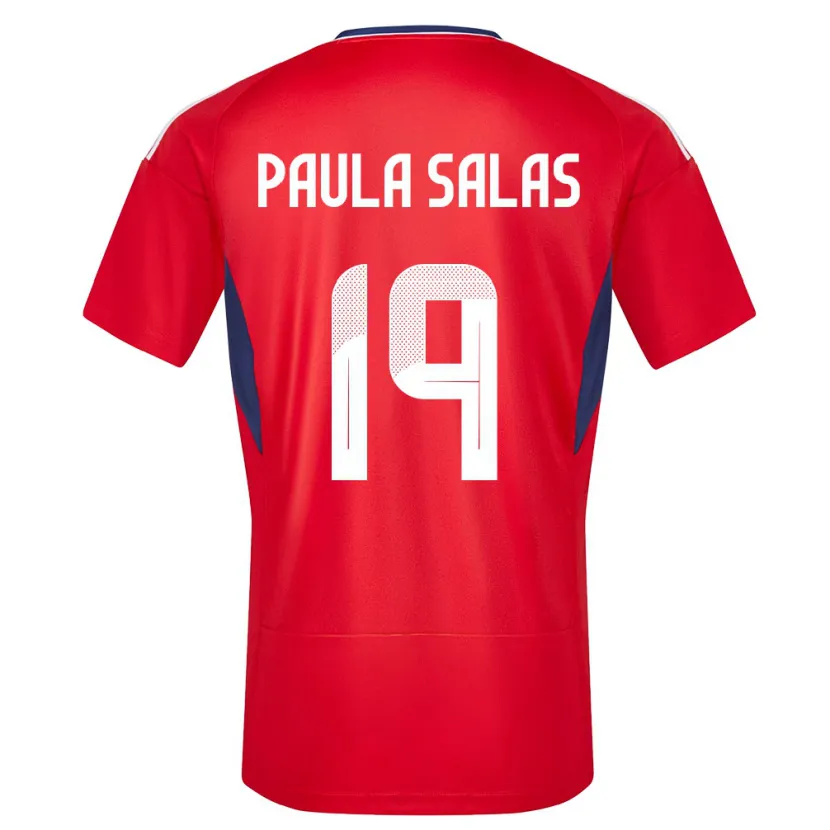 Danxen Niño Camiseta Costa Rica Maria Paula Salas #19 Rojo 1ª Equipación 24-26 La Camisa México