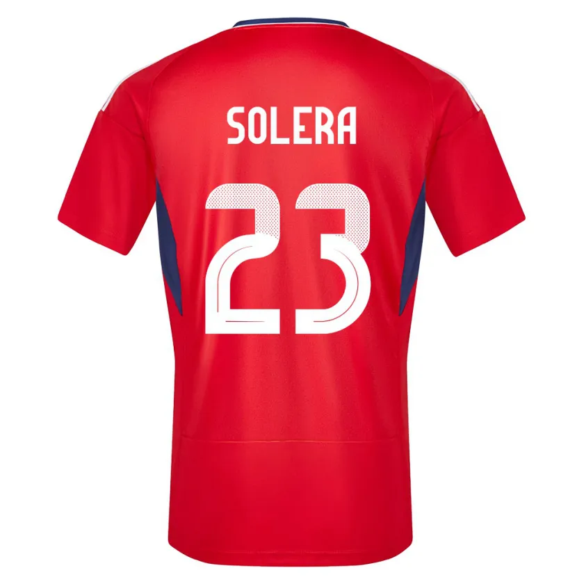 Danxen Niño Camiseta Costa Rica Daniela Solera #23 Rojo 1ª Equipación 24-26 La Camisa México