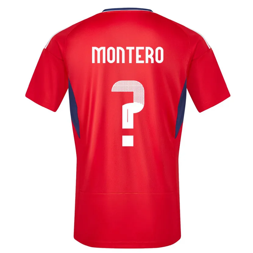 Danxen Niño Camiseta Costa Rica Claudio Montero #0 Rojo 1ª Equipación 24-26 La Camisa México