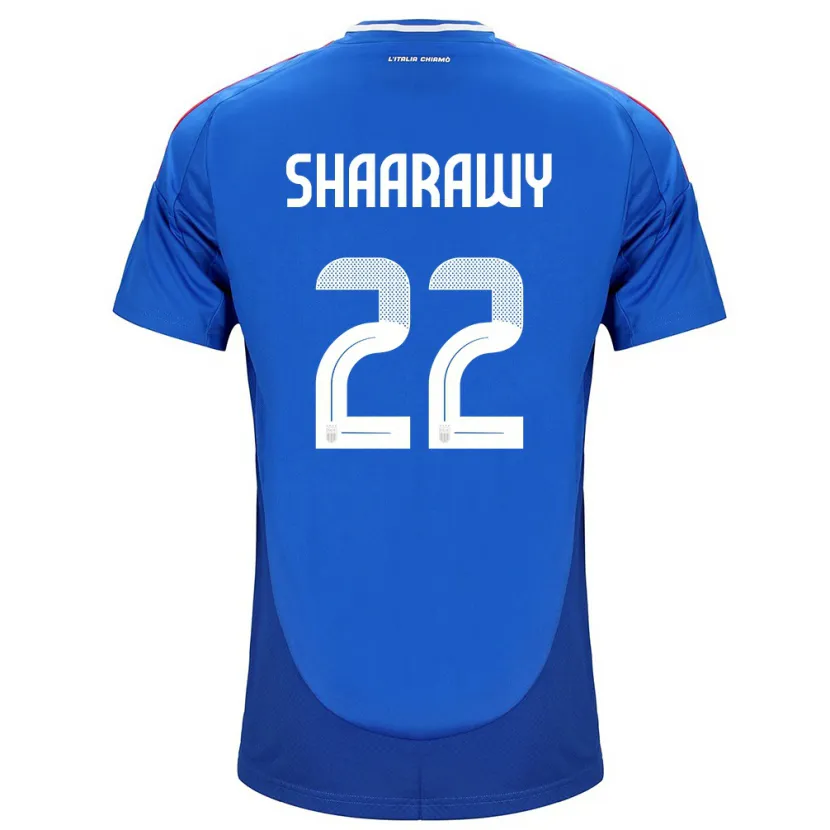 Danxen Niño Camiseta Italia Stephan El Shaarawy #22 Azul 1ª Equipación 24-26 La Camisa México