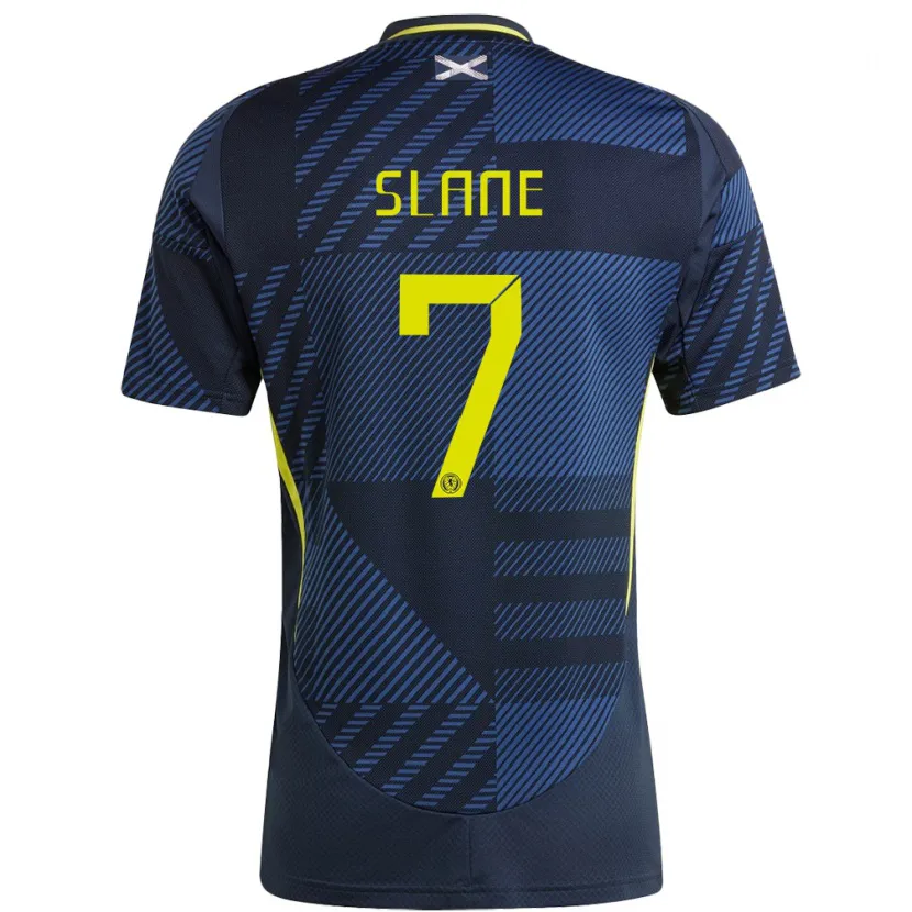 Danxen Niño Camiseta Escocia Paul Slane #7 Azul Oscuro 1ª Equipación 24-26 La Camisa México