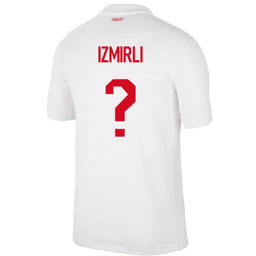Danxen Niño Camiseta Turquía Ege İzmirli #0 Blanco 1ª Equipación 24-26 La Camisa México