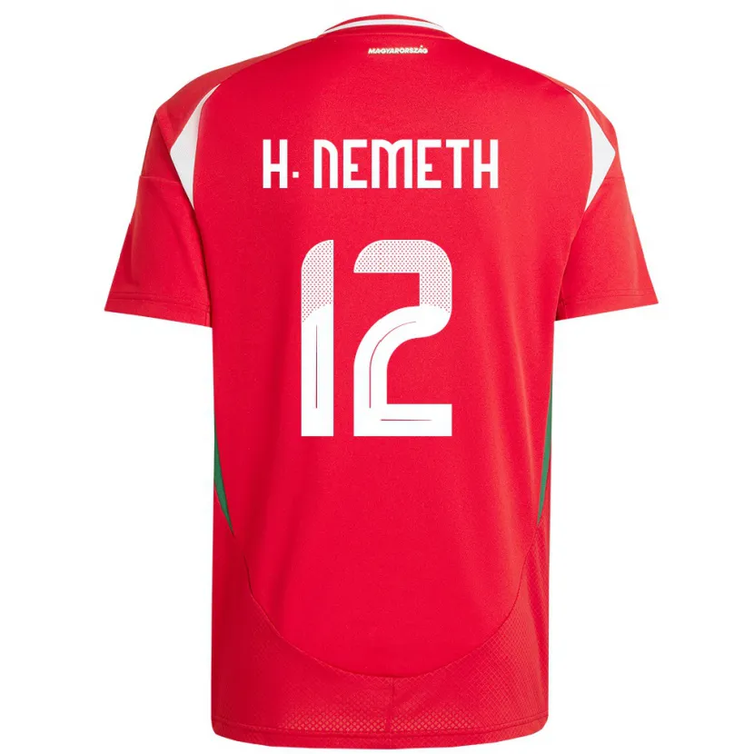 Danxen Niño Camiseta Hungría Hanna Németh #12 Rojo 1ª Equipación 24-26 La Camisa México